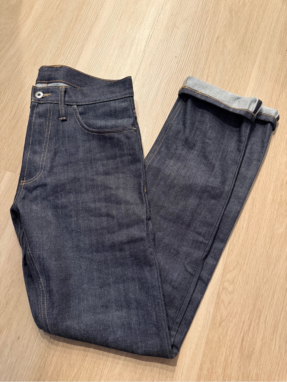 3sixteen Indigo Slim Straight Jeans